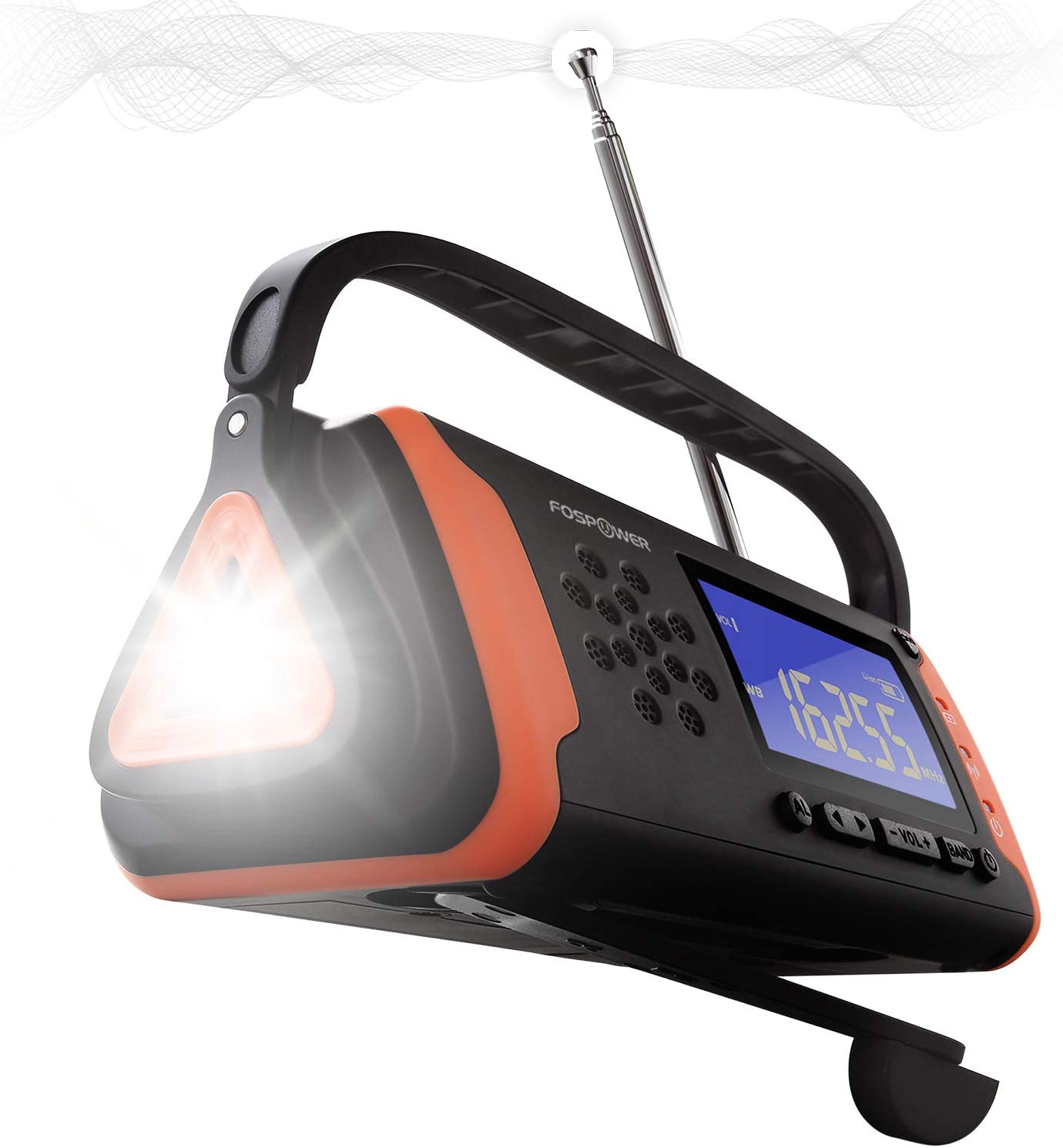 FosPower Emergency Solar Hand Crank Digital Portable AM/FM, NOAA Weather Radio review
